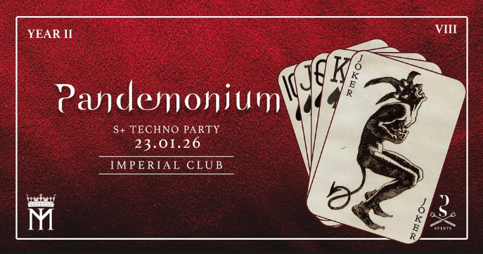 Pandemonium Fiesta S+ Techno en Barcelona
