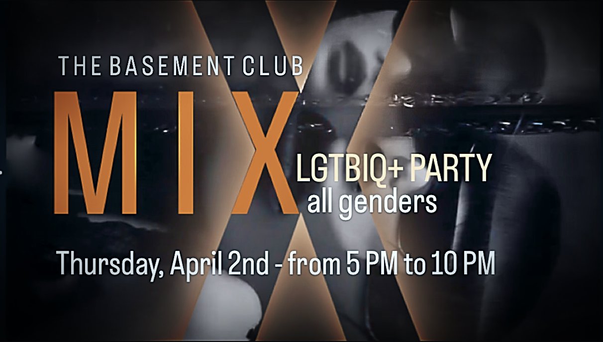 The Bassment Mix Sex Positive party