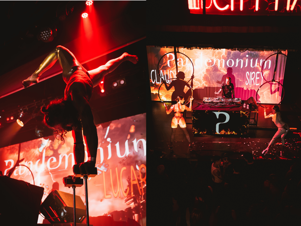 Performance en fiesta sex positive en Barcelona