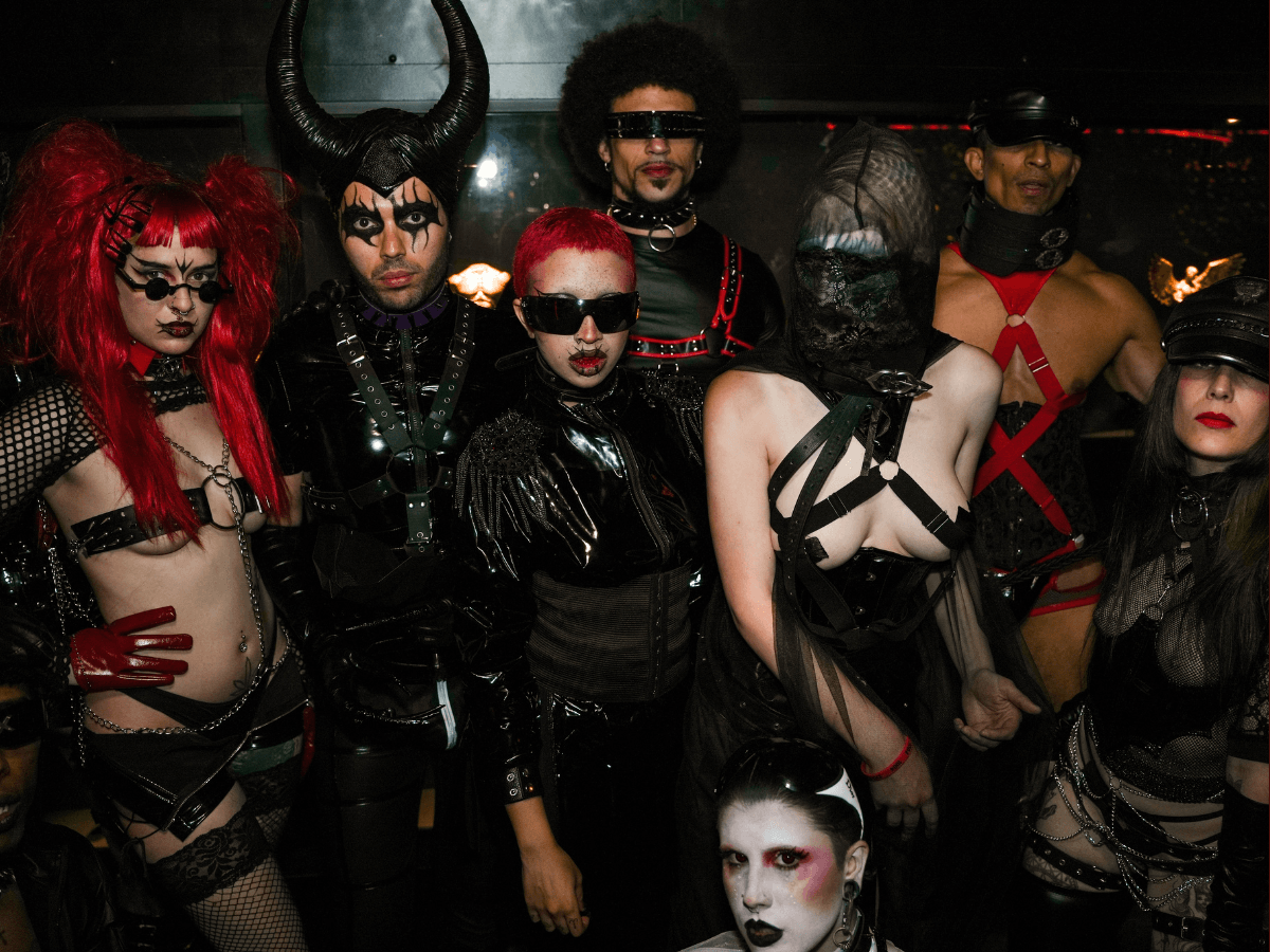 Desfile de moda kinky y fetish en Berlina Barcelona