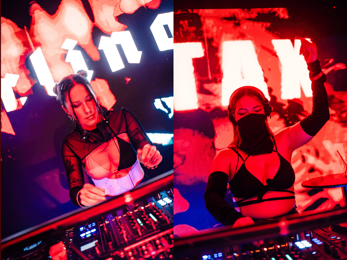 Los djs y los asistentes con estilismos fetish y alternativos en Berlina Barcelona