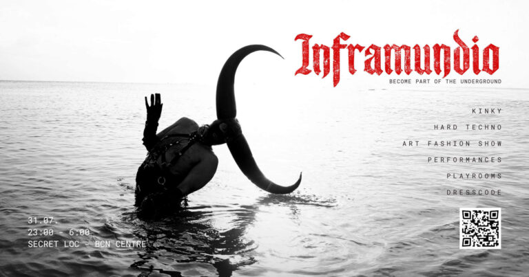 Imagen promocional de Inframundio, fiesta kinky y sex positive inspirada en Berlín y Londres