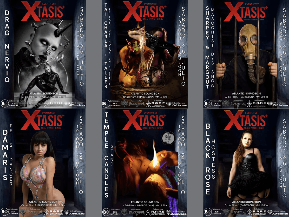 Talleres impartidos durante Xtasis Festival en Barcelona