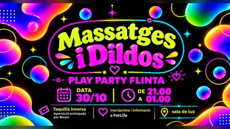 Brutalitzar la Tendresa — Play Party FLINTA de masajes y dildo en Barcelona